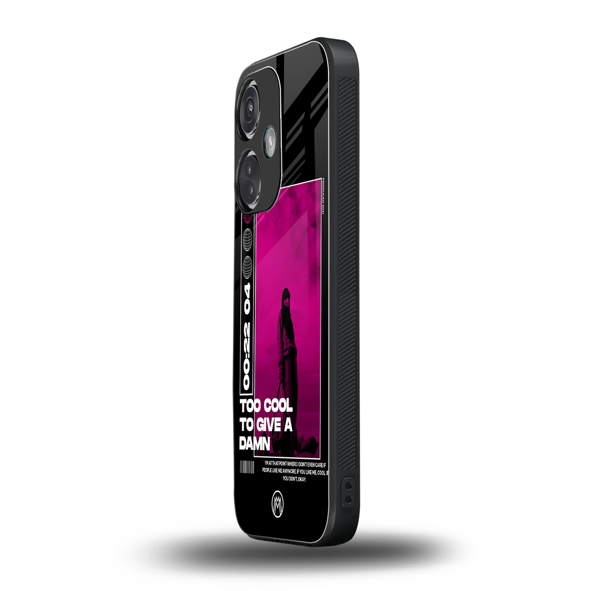 too cool to give a damn back phone cover | glass case for oneplus nord ce 3