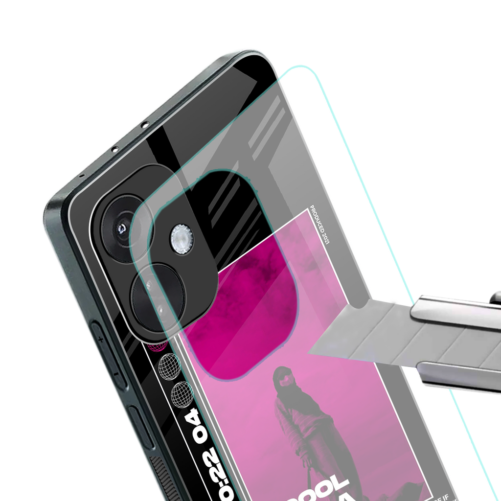 too cool to give a damn back phone cover | glass case for oneplus nord ce 3