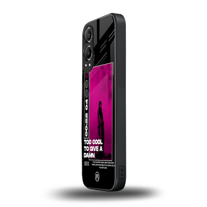 too cool to give a damn back phone cover | glass case for oneplus nord ce 4 lite