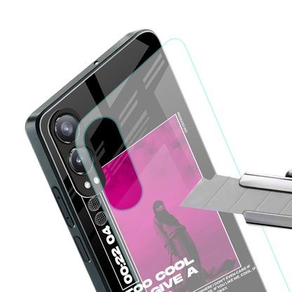 too cool to give a damn back phone cover | glass case for oneplus nord ce 4 lite