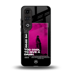 too cool to give a damn back phone cover | glass case for oneplus nord ce 4
