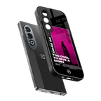 too cool to give a damn back phone cover | glass case for oneplus nord ce 4