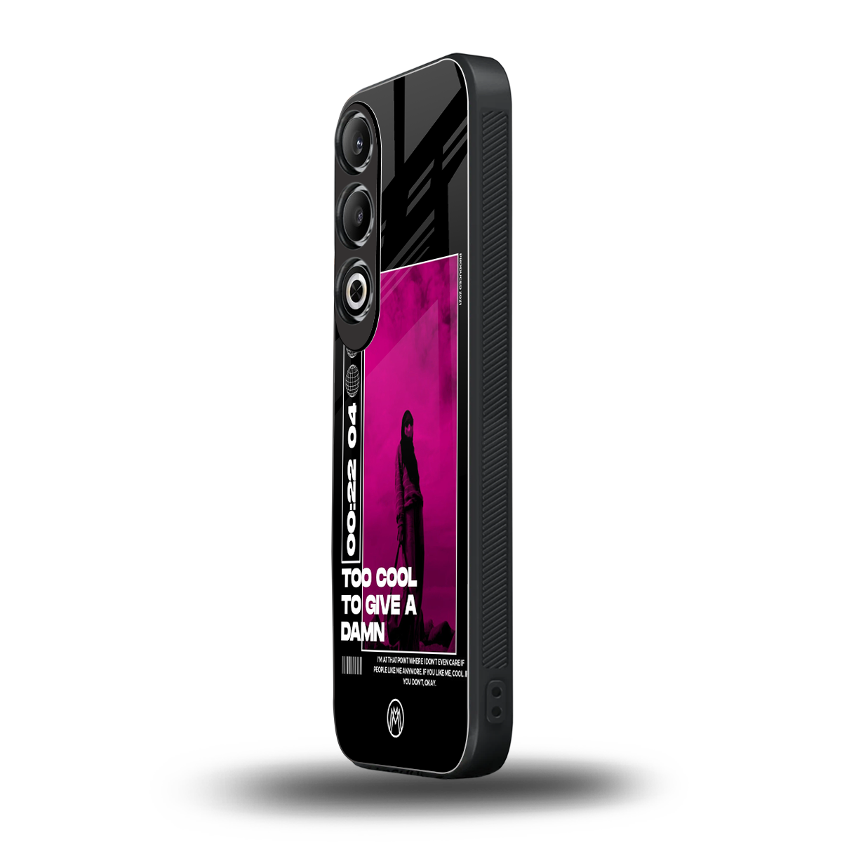 too cool to give a damn back phone cover | glass case for oneplus nord ce 4