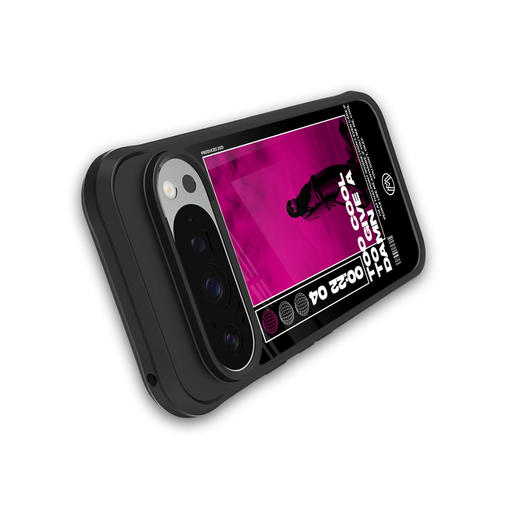 too cool to give a damn back phone cover | glass case for google pixel 9 pro