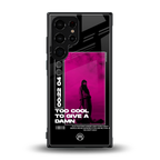 too cool to give a damn back phone cover | glass case for samsung galaxy s23 ultra