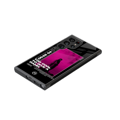 too cool to give a damn back phone cover | glass case for samsung galaxy s24 ultra