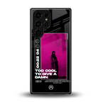 too cool to give a damn back phone cover | glass case for samsung galaxy s25 ultra