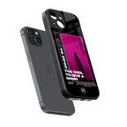 too cool to give a damn back phone cover | glass case for iphone 15