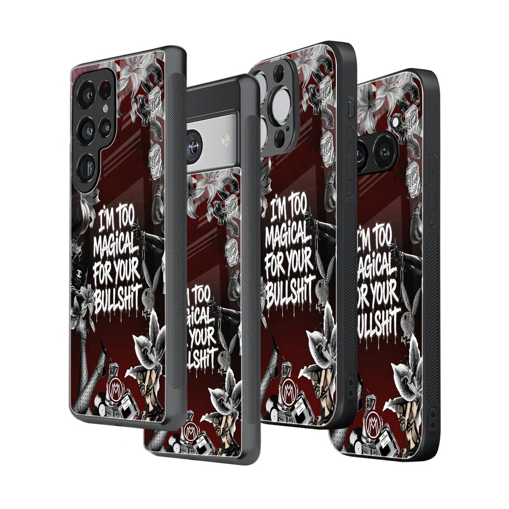 Stylish Glass Back Case for All Smartphones iPhone, Samsung, OnePlus, Pixel, Redmi, Oppo, Vivo, Motorola