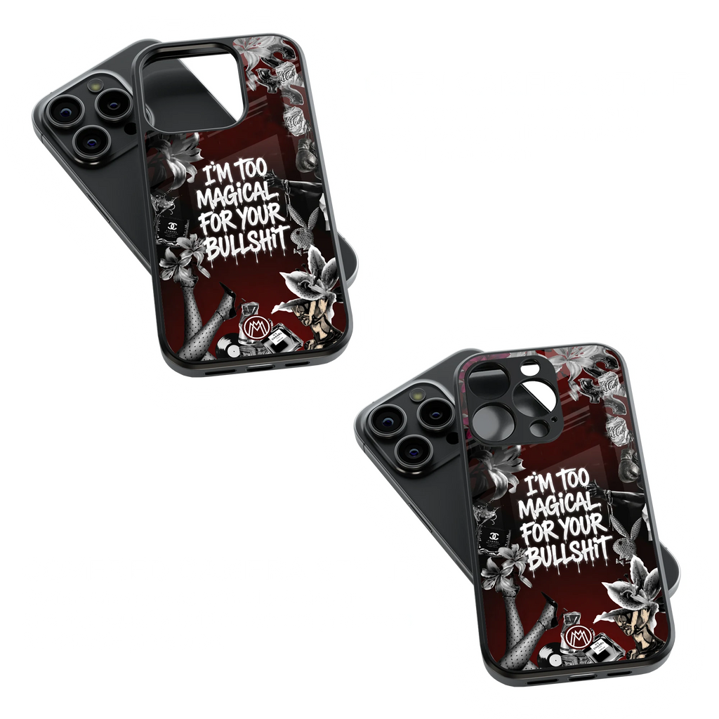 Trendy Glass Back Mobile Case for iPhone, Samsung, Redmi, OnePlus, Google Pixel, Motorola