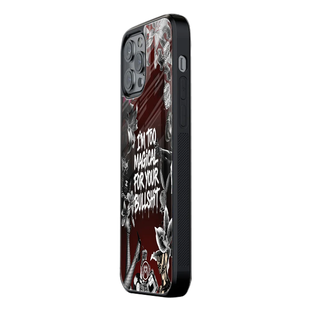 Slim Glass Back Phone Case for Multiple Brands iPhone, Samsung, Redmi, OnePlus, Oppo, Vivo