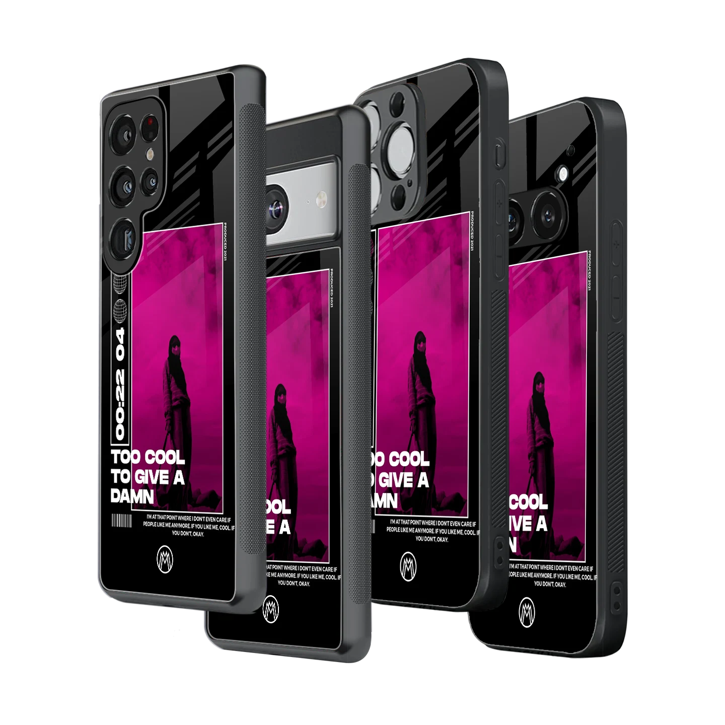 Stylish Glass Back Case for All Smartphones – iPhone, Samsung, OnePlus, Pixel, Redmi, Oppo, Vivo, Motorola