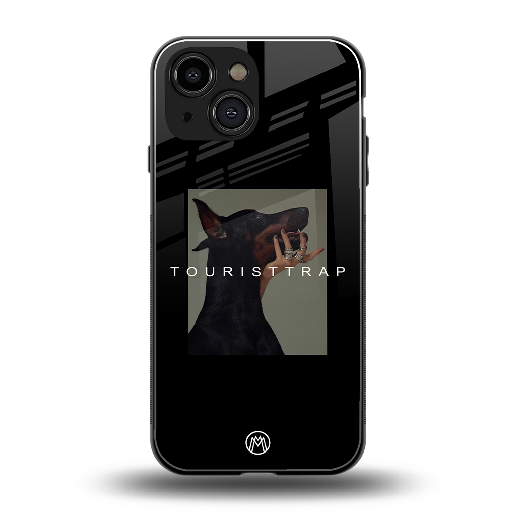 tourist trap back phone cover | glass case for iphone 13 mini
