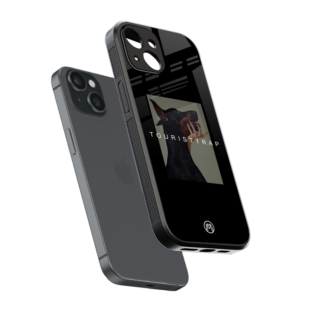 tourist trap back phone cover | glass case for iphone 13 mini