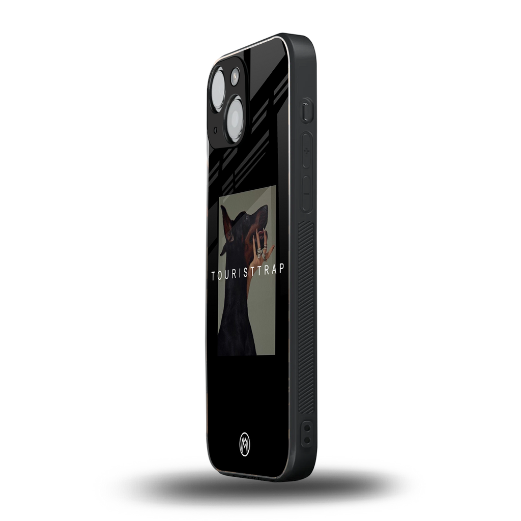tourist trap back phone cover | glass case for iphone 13 mini