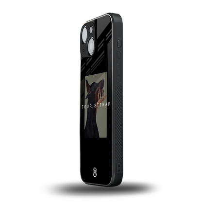 tourist trap back phone cover | glass case for iphone 13 mini