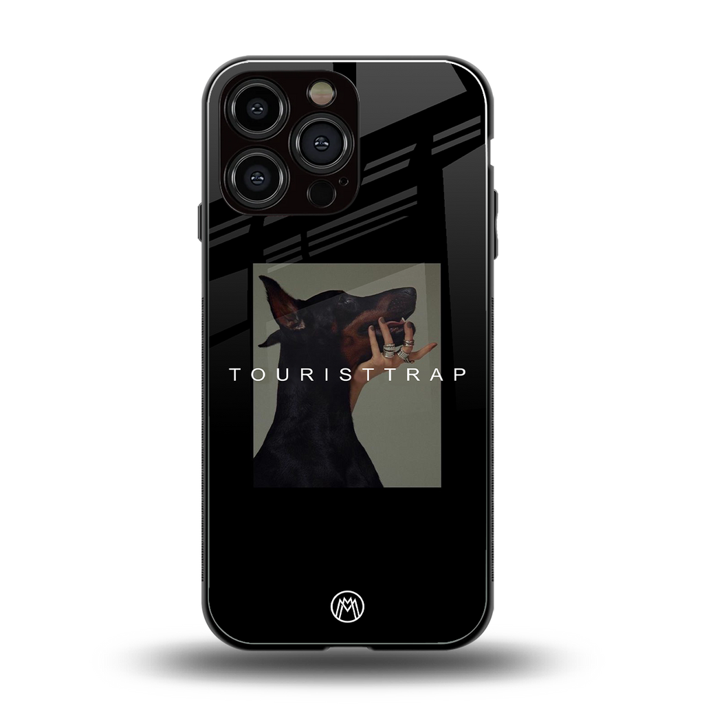 tourist trap back phone cover | glass case for iphone 15 pro max