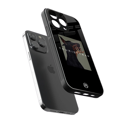 tourist trap back phone cover | glass case for iphone 14 pro max