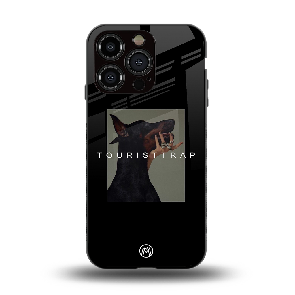 tourist trap back phone cover | glass case for iphone 14 pro