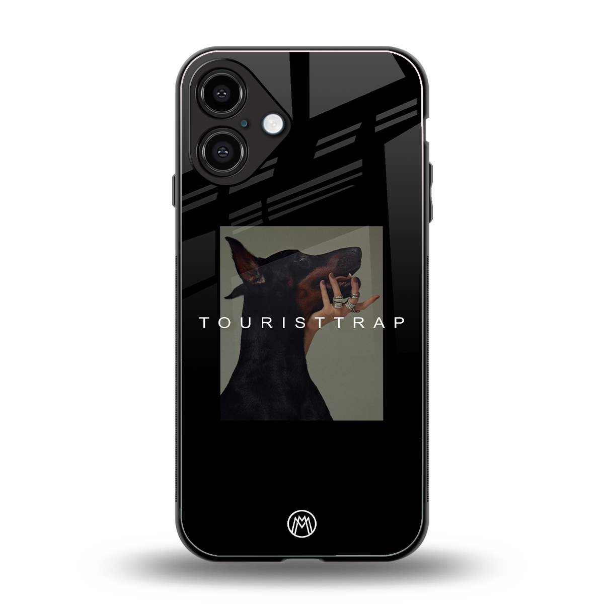 tourist trap back phone cover | glass case for iphone 16 plus