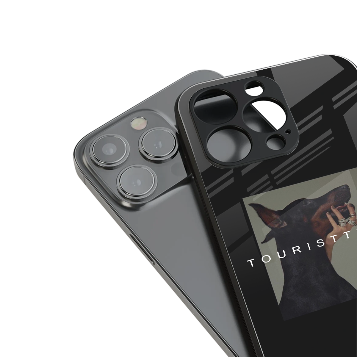 tourist trap back phone cover | glass case for iphone 14 pro max