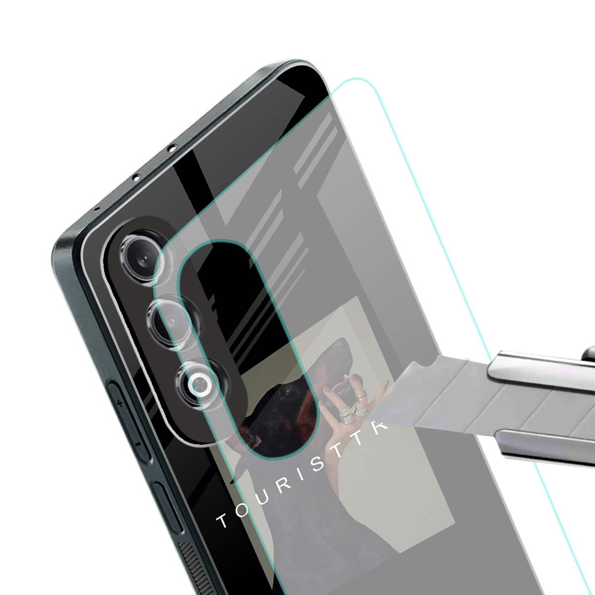 tourist trap back phone cover | glass case for oneplus nord ce 4