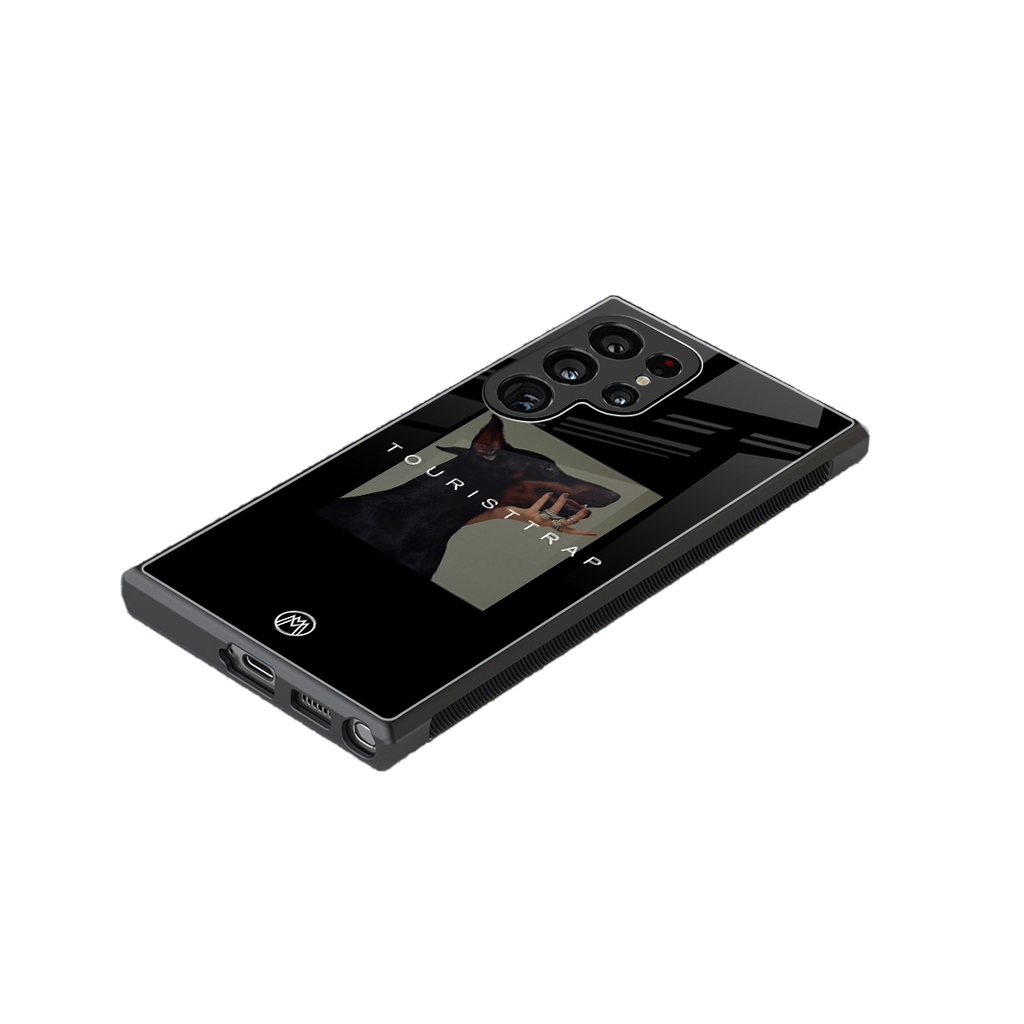 tourist trap back phone cover | glass case for samsung galaxy s23 ultra