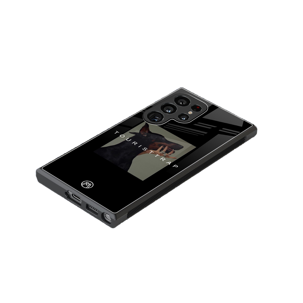 tourist trap back phone cover | glass case for samsung galaxy s23 ultra