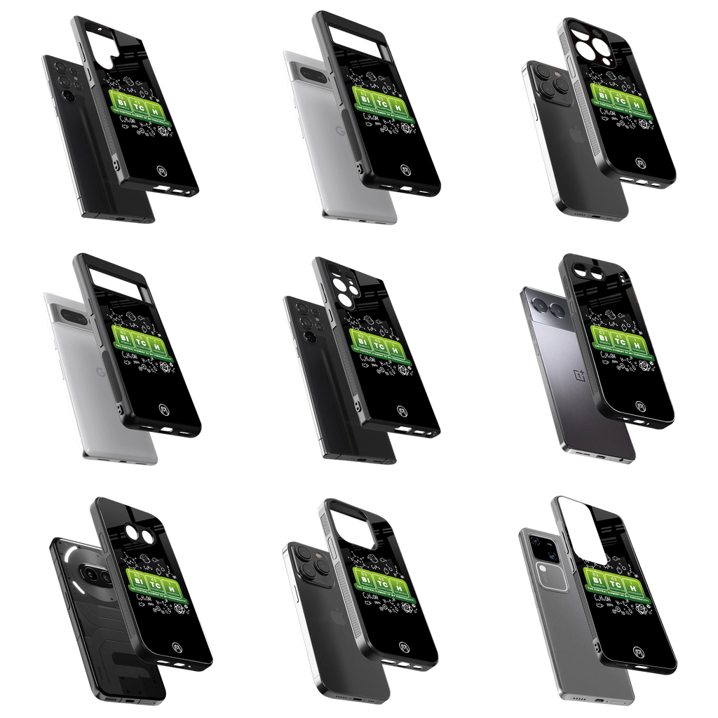 Durable Glass Back Mobile Case for iPhone, Samsung, OnePlus, Google Pixel, Redmi, Vivo, Oppo