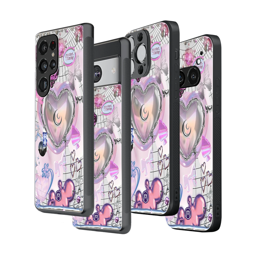 Stylish Glass Back Case for All Smartphones iPhone, Samsung, OnePlus, Pixel, Redmi, Oppo, Vivo, Motorola