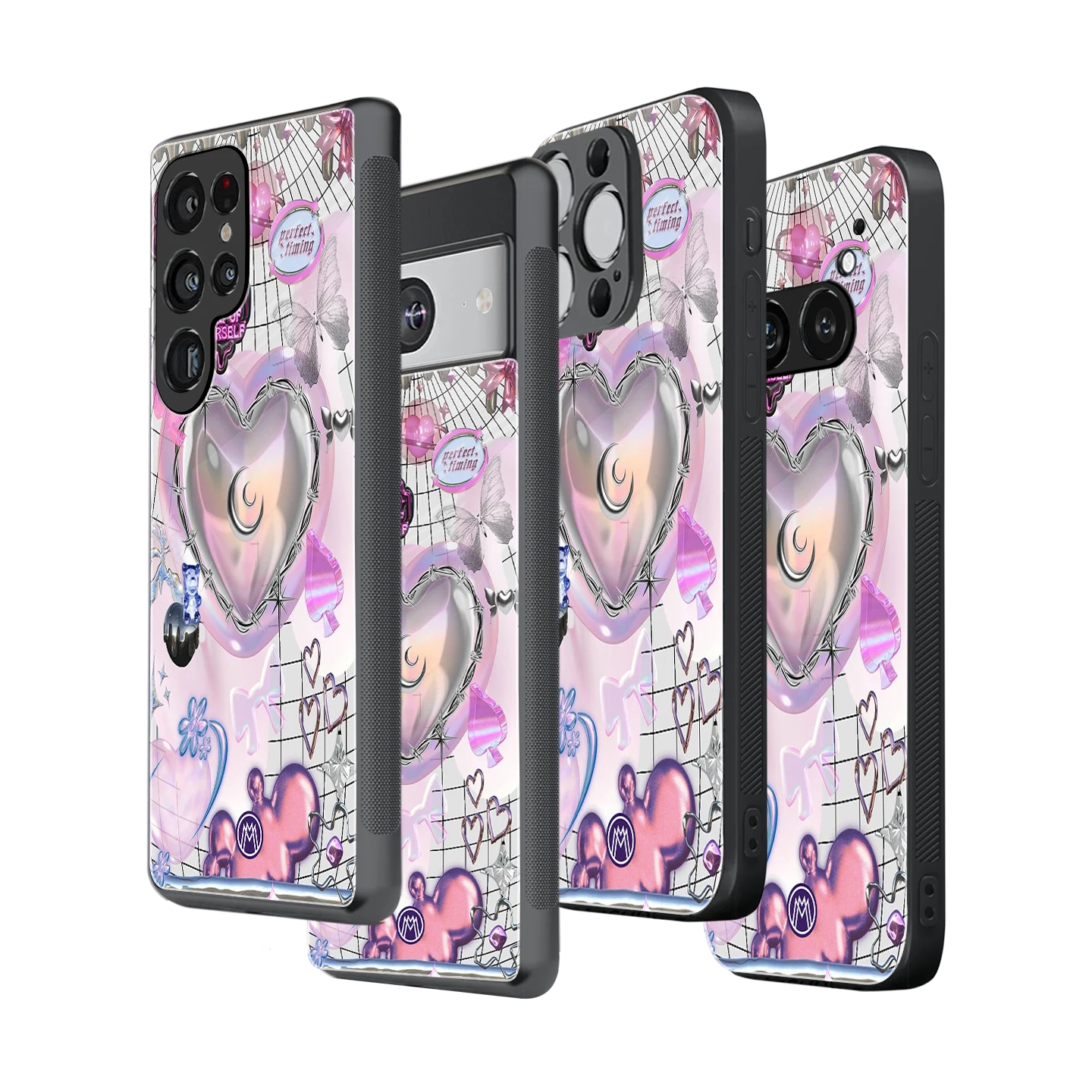 Stylish Glass Back Case for All Smartphones iPhone, Samsung, OnePlus, Pixel, Redmi, Oppo, Vivo, Motorola