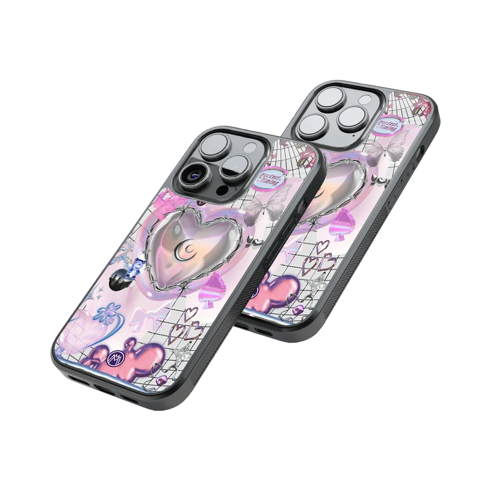 Protective Glass Back Phone Case Compatible with iPhone, Samsung, OnePlus, Pixel & More