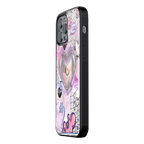 Slim Glass Back Phone Case for Multiple Brands iPhone, Samsung, Redmi, OnePlus, Oppo, Vivo