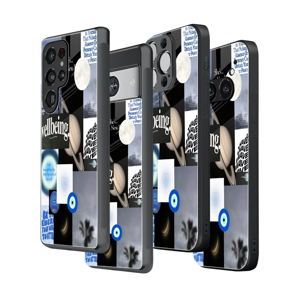 Stylish Glass Back Case for All Smartphones iPhone, Samsung, OnePlus, Pixel, Redmi, Oppo, Vivo, Motorola