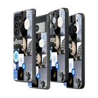 Stylish Glass Back Case for All Smartphones iPhone, Samsung, OnePlus, Pixel, Redmi, Oppo, Vivo, Motorola