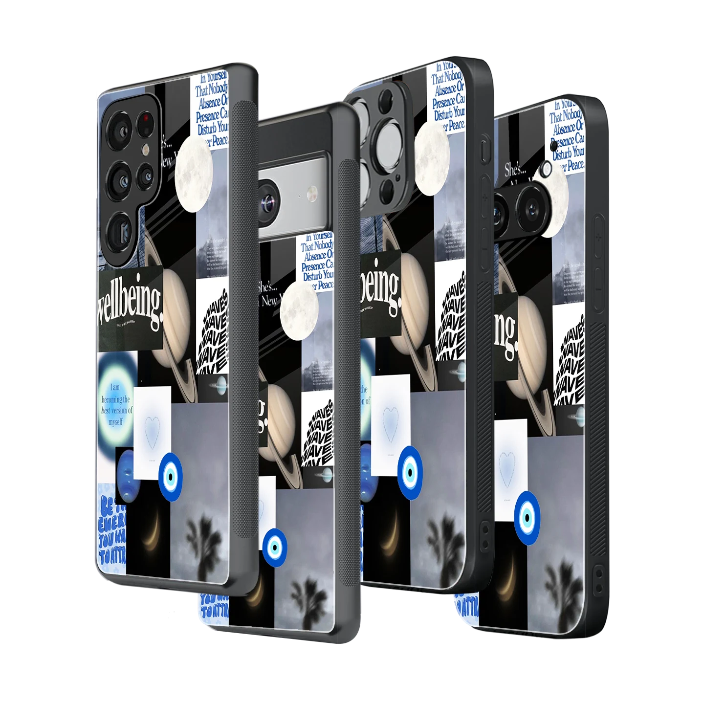 Stylish Glass Back Case for All Smartphones iPhone, Samsung, OnePlus, Pixel, Redmi, Oppo, Vivo, Motorola