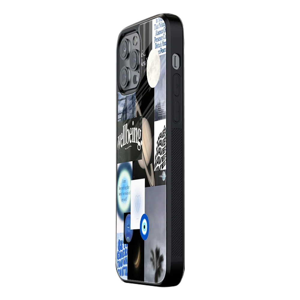 Slim Glass Back Phone Case for Multiple Brands iPhone, Samsung, Redmi, OnePlus, Oppo, Vivo