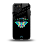 tranquil back phone cover | glass case for iphone 13 mini