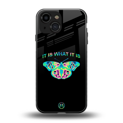 tranquil back phone cover | glass case for iphone 13 mini