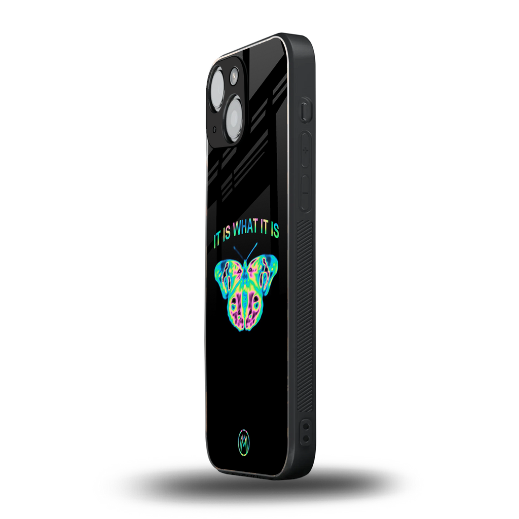 tranquil back phone cover | glass case for iphone 13 mini