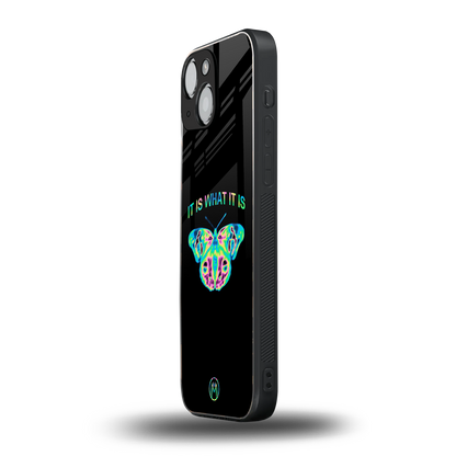 tranquil back phone cover | glass case for iphone 13 mini