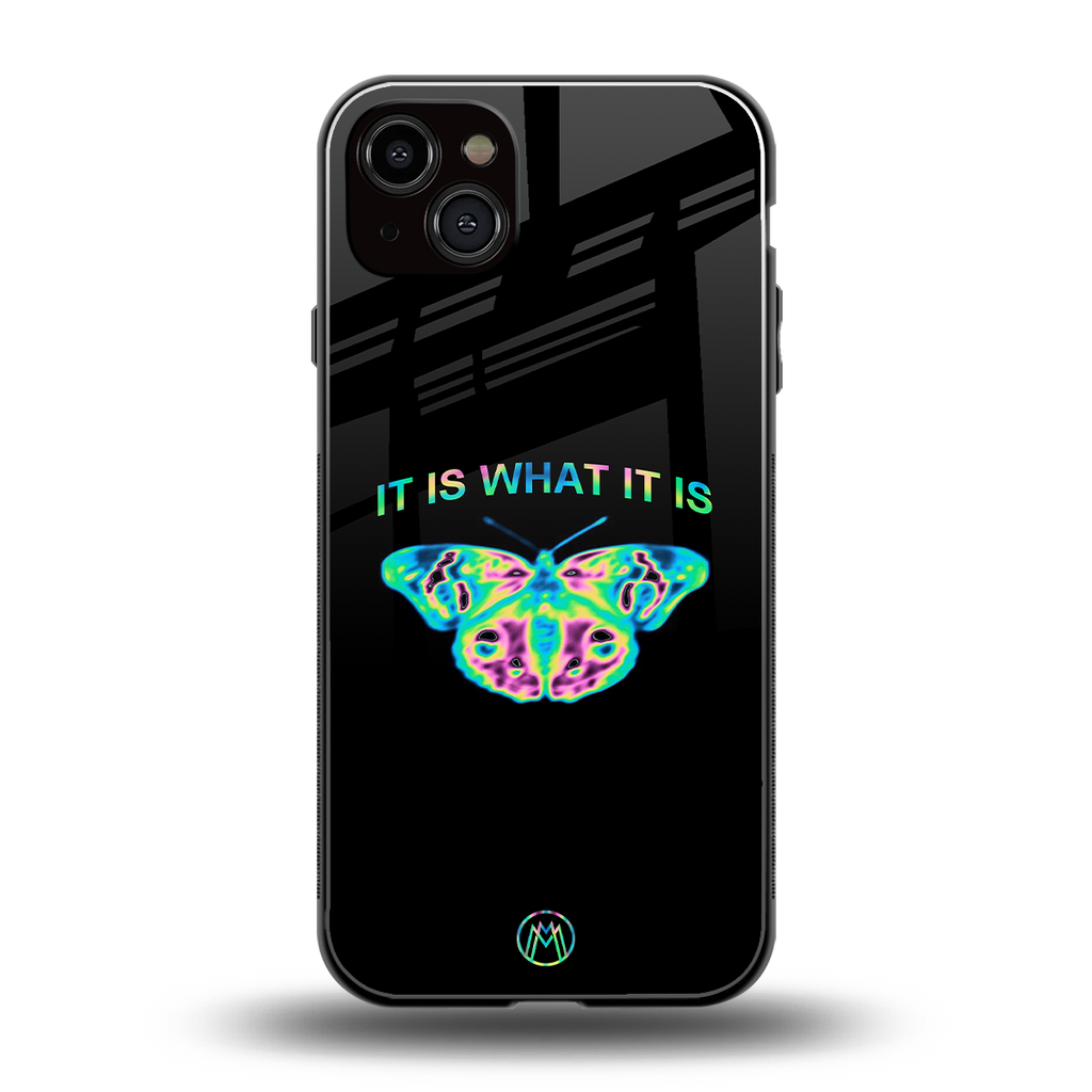 tranquil back phone cover | glass case for iphone 14 plus