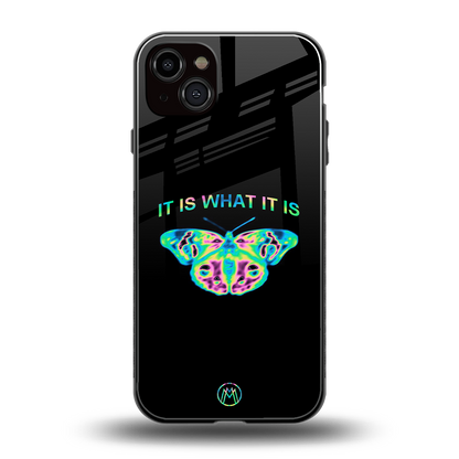 tranquil back phone cover | glass case for iphone 14 plus