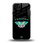 tranquil back phone cover | glass case for iphone 15 plus