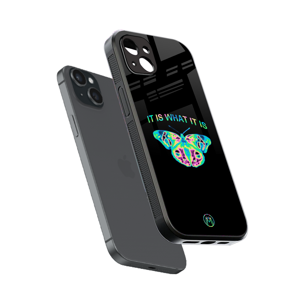 tranquil back phone cover | glass case for iphone 14 plus