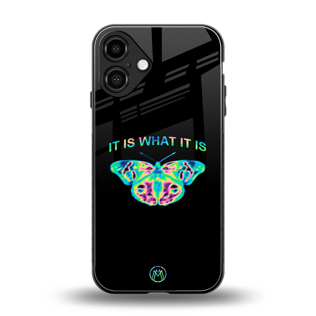 tranquil back phone cover | glass case for iphone 16 plus
