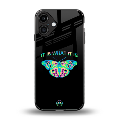 tranquil back phone cover | glass case for iphone 16 plus