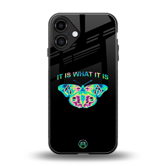 tranquil back phone cover | glass case for iphone 16 plus
