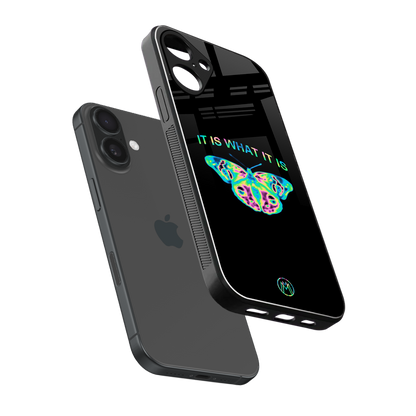 tranquil back phone cover | glass case for iphone 16 plus