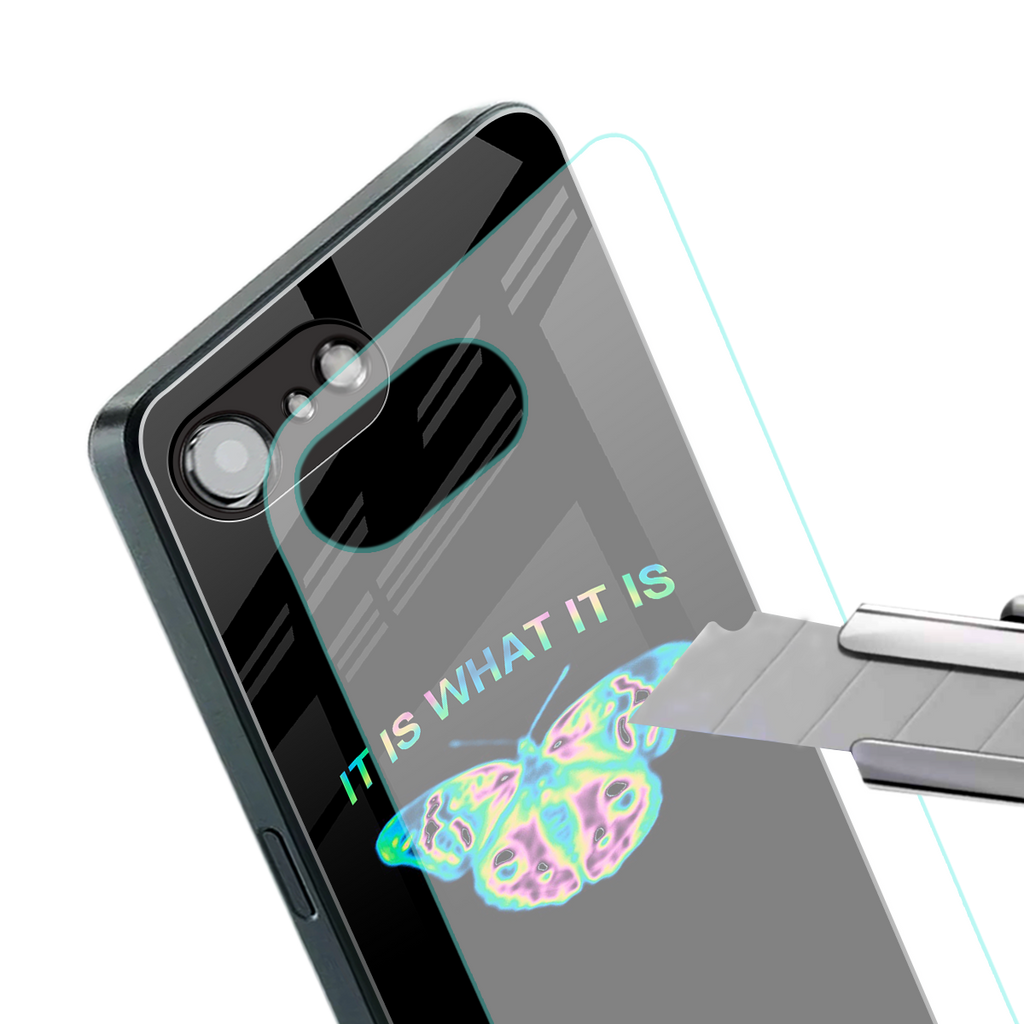 tranquil back phone cover | glass case for iphone 16e